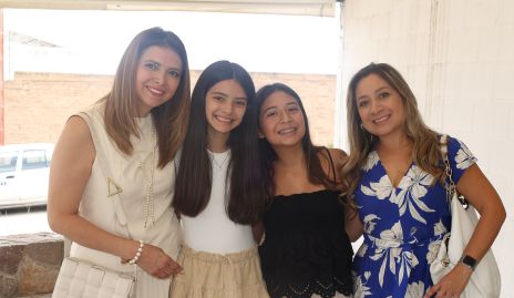  María Eva Diez, María Eva Gómez, Montse Aguilar y Maríana Loredo.