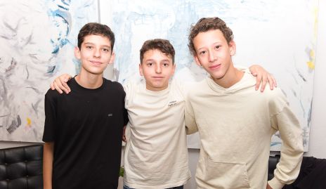  Juan Pablo Saiz, Andrés González y Mateo Solís.