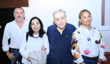  Claudio Huerta, Ana Gloria Guerra, Rodolfo Guerra y Claudia Lagunes.
