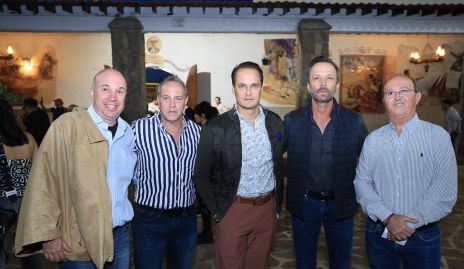  Vladimir Llamazares, Guillermo Goytortua, Gastón Santos, Víctor Muñoz y Jorge Suárez.