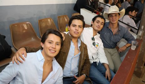  Gael Tobías, Alexis Vega, Lucca y Fabricio Asencio.