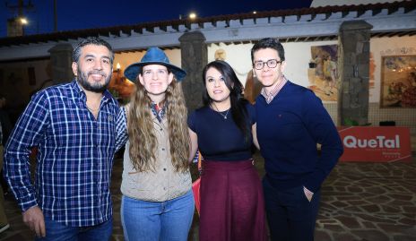  Christian Barberena, Ceci Velasco, Ruth Rubio y Diego Vázquez.