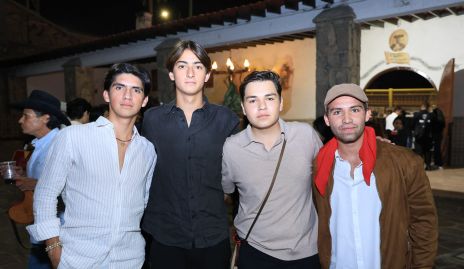  Jesús Conde, Sebastián Veliz, Pepe Barrón y Daniel Carreras.