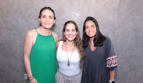  Carmen Rodríguez, Andrea Escalante y Andrea Hernández.