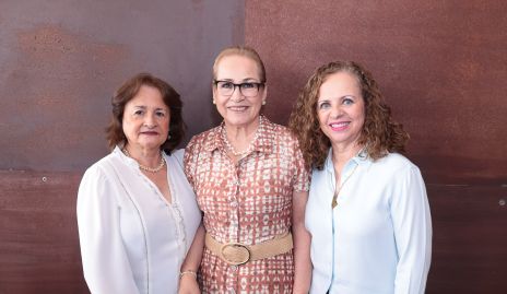  Claudia Azuara, Martha Rivera y Amalia Castillo.