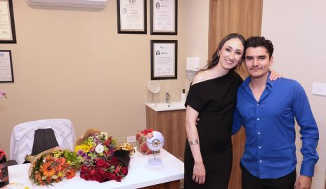  Arantxa Cárcoba y Emir Zaldívar.