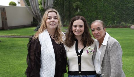  Gabriela Lozano, Gaby Martins y Karina Ramos.
