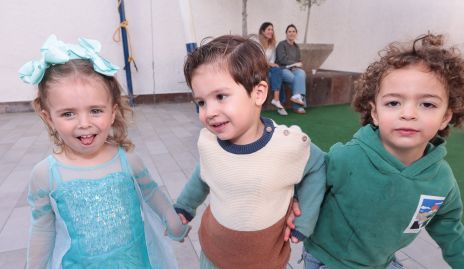  Regina Güemes, Nicolás Valle y Pato Ruiz.