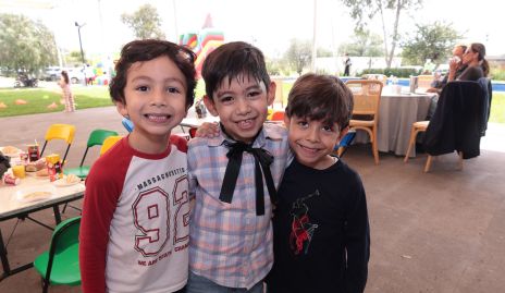  Roberto García, Dante Lamas y Gabriel Lara.