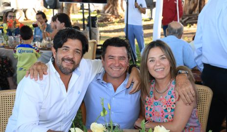  Marcelo Lozano, Jorge Tapia y Patricia Lozano.