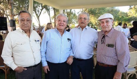  Javier Rentería, Mario Lozano, Emilio Correa y José Manuel Zertuche.
