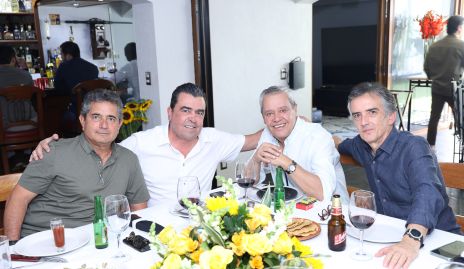  Gerardo Rodríguez, Javier Gómez, Alejandro Hinojosa y Fernando del Pozo.
