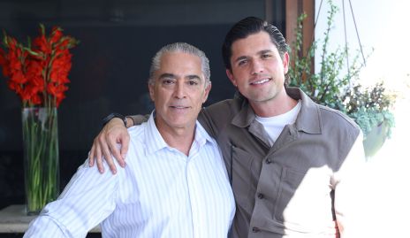  Gerardo Serrano con su hijo Gerardo.