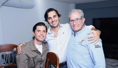  Gerardo Serrano, Javier Gómez y Alfonso Galán.