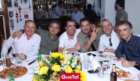  Octavio Aguillón, Gerardo Rodríguez, Héctor Gómoz, Polo Córdova, Alejandro Hinojosa y Fernando del Pozo.