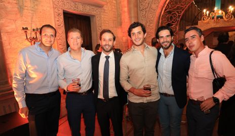 Mauricio Ruiz, Manuel Zárate, Andrés Torres, Julián Abud, Anuar Zarur y Xavier Azcárate.