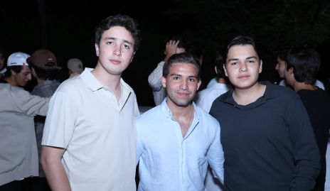  Luis Rico, Daniel Carreras y Pepe Barrón.
