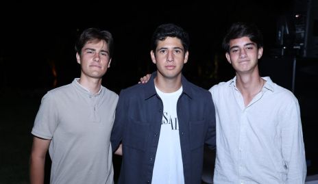  Mauricio Galván, Marcelo Silva y Paulo Alcalde.
