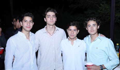  Pablo Martínez, Santiago Morales, Andrés Martínez y Andrés Díaz.