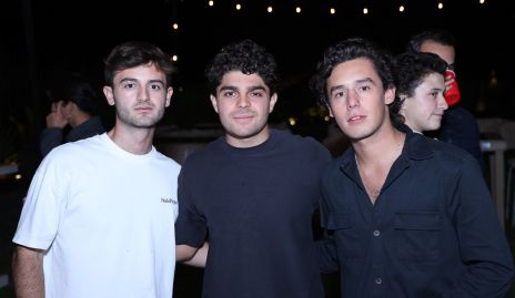  Pato Sarquis, César Morales y Juan Pablo Ruiz.