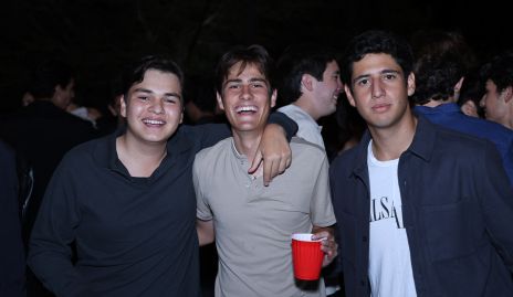  Pepe Barrón, Mauricio Galván y Marcelo Silva.