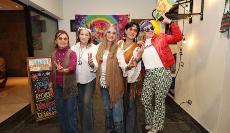  Estela Torres, Rosalba Espinoza, Lula Alvarado, Laura Gómez y Margarita Padilla.