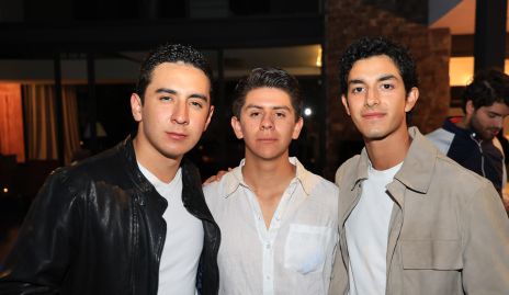  José Hermosillo, Patricio Ojeda y Emiliano Delsol.