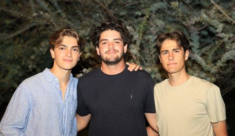  Cali Hinojosa, Patricio Vera y Mauricio Galván.