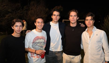 Fer Córdova, Víctor Marte, Javier, Agustín García y Lucas Espinosa.