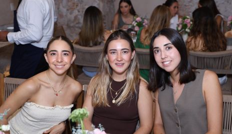  Estefanía Leija, Laura Pelayo y Andrea de la Torre.