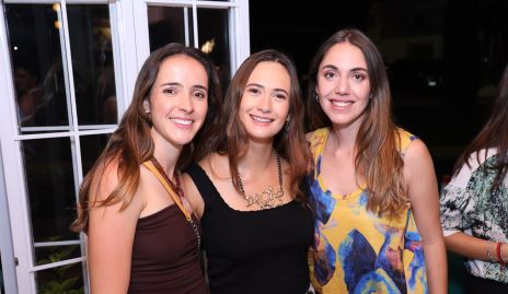  María Cueli, Sofía Loredo y Vero Martínez.