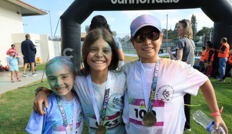  Marieta, María Fernanda y Emilia Hinojoza.