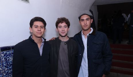  Patricio Ojeda, Jacobo Payán y Esteban Artolózaga.