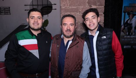  Alejandro, Jesús y Mauricio Ruiz.