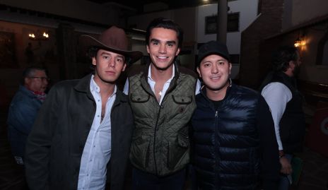  Juan Pablo Ruiz, Jaime Ruiz y Manuel González.