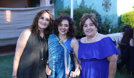  Gina García, Mago Aguillón y Paty Pérez.