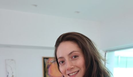 Nayelli Maya con su hijo Pablo Zendejas.
