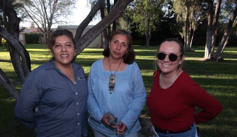  Mónica Sánchez, Ana Medina y Maricarmen Echenique.