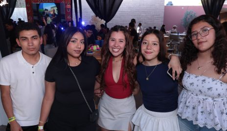  Israel Lázaro, Carla Pante, Carla Ramos, Abigail Moreno y Dafne Montoya.
