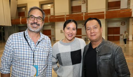  Mileinco Pérez, Sandra Pardiñas y Luis Lee.