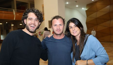  Alexandro Narro, Andrés Meade y Fernanda Solórzano.