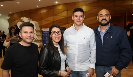  Antonio Herrera, Laura Roa, Fernando Pérez y Gustavo Moreno.