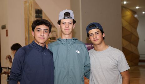  Guillermo Domínguez, José Manuel Hernández y Rodrigo Gómez.