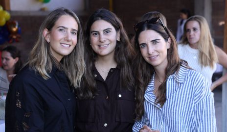  Lucía Martín, Lu Castelo y Marina Jourdain.
