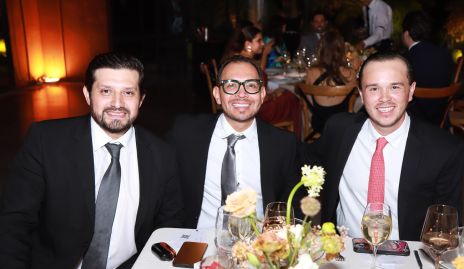  Gerardo Jiménez, Poncho Mendiola y Abraham Gallegos.