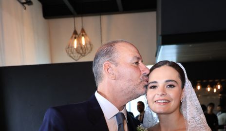 Manuel Martins con su hija Gaby.