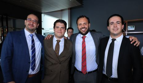  Andrés Díaz, Ricardo de la Torre, Mau Espinosa y Sebastián Barrera.