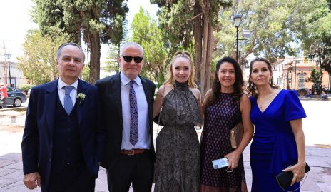  Armando Lasso, Mauricio Caballero, Adelina Lasso, Martha López y Cristina Ruiz.