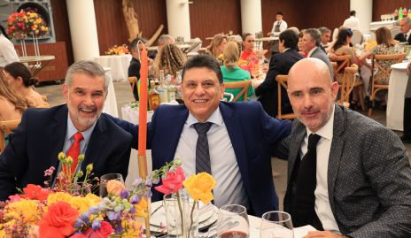  José Luis Leiva, Ernesto Flores y Polo de la Garza.