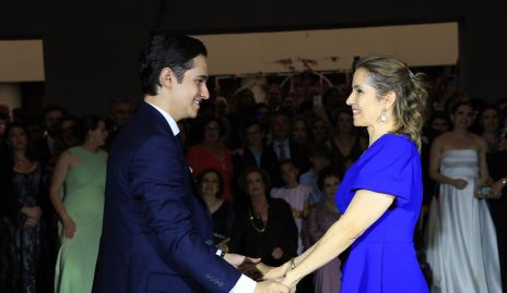  Mauricio Lasso con su mamá Cristina Ruiz.